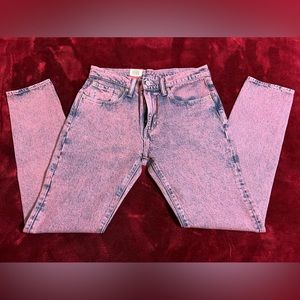 Brand new pink and blue Levi jeans